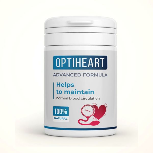 Flacone bianco di OptiHeart Advanced Formula